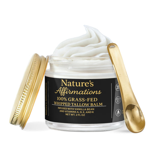 ✨ Whipped Tallow Balm with Vanilla Bean – 100% Grass-Fed & Ultra-Nourishing ✨